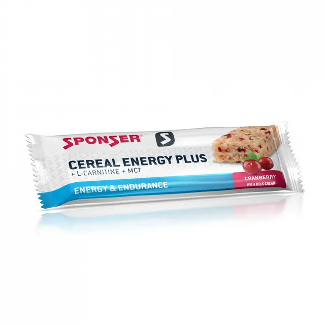 Sponser Cereal Energy Plus Bar Cranberry 